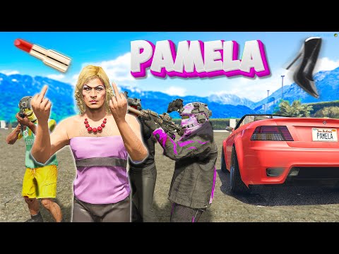 PAMELA (femme trans) TROLL Sur GTA 5 RP