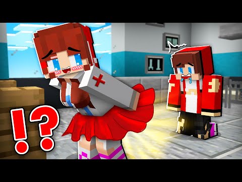 JJ Was SURPRISED by NURSE JJ GIRLS Love in HOSPITAL - Maizen Minecraft