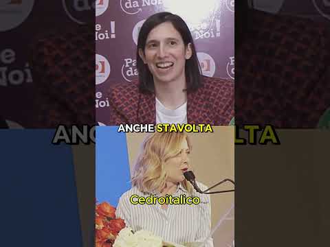 MELONI VS SCHLEIN... #cedroitalico