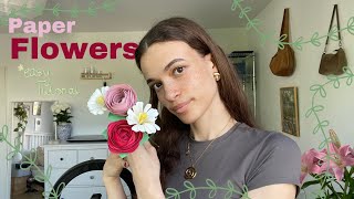 Paper Flower Tutorial || Part 1 ⋆˚꩜｡