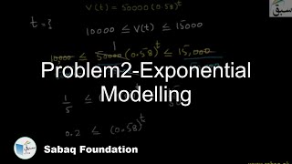 Problem2-Exponential Modelling