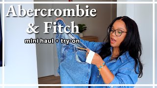 Quick Abercrombie &Fitch Mini Try-On Haul | Simple Cozy Fall Pieces