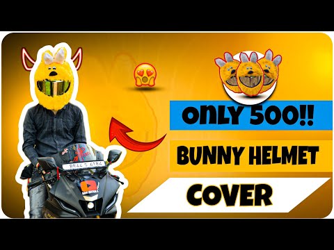 Only 500 !! बनी हेलमेट // Bunny helmet  cover