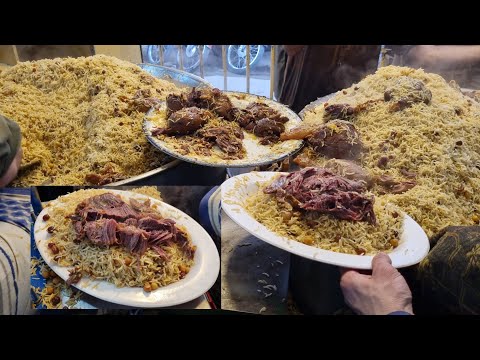 Kabuli Beef Pulao - Shinwari Restaurant | Monster Nalli Chawal | Peshawari Pulao | Huge Afghani Rice