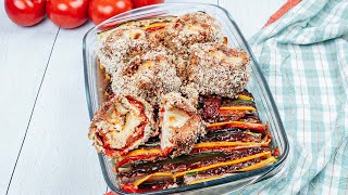 Gratin mille-feuille estival ! Et ses tomates gourmandes 🍅