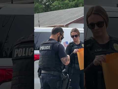 Mouthy officer not so mouthy now!