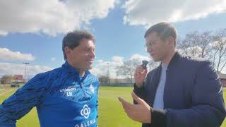 bfv-Rothaus Pokal | Halbfinale | 1. FC Bruchsal - SV Waldhof | Trainerinterview vor dem Spiel