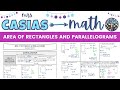 Finding Area of Rectangles and Parallelograms