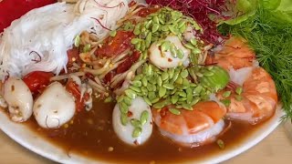 ตำ seafood เม็ดกะถินแซ่บ
