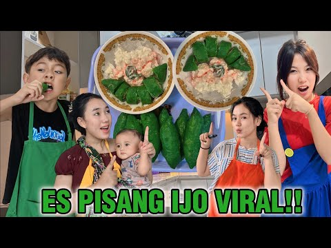 BIKIN ES PISANG IJO YANG LAGI VIRAL !!! Yogafamilly