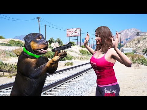 CHOP ROBBING AMANDA in GTA 5