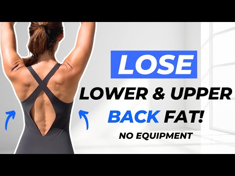 Best Back Fat Workout: Lose Upper & Lower Back Fat In 10 Min! No Equipment