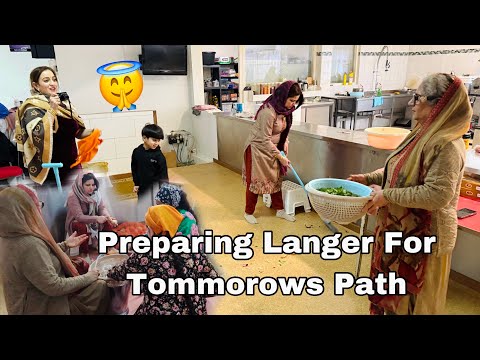 ❗️Preparing Langar For Tomorrow's Path 🙏 in The Gurudwara Sahib 🪯 In Nederland 🇳🇱.!