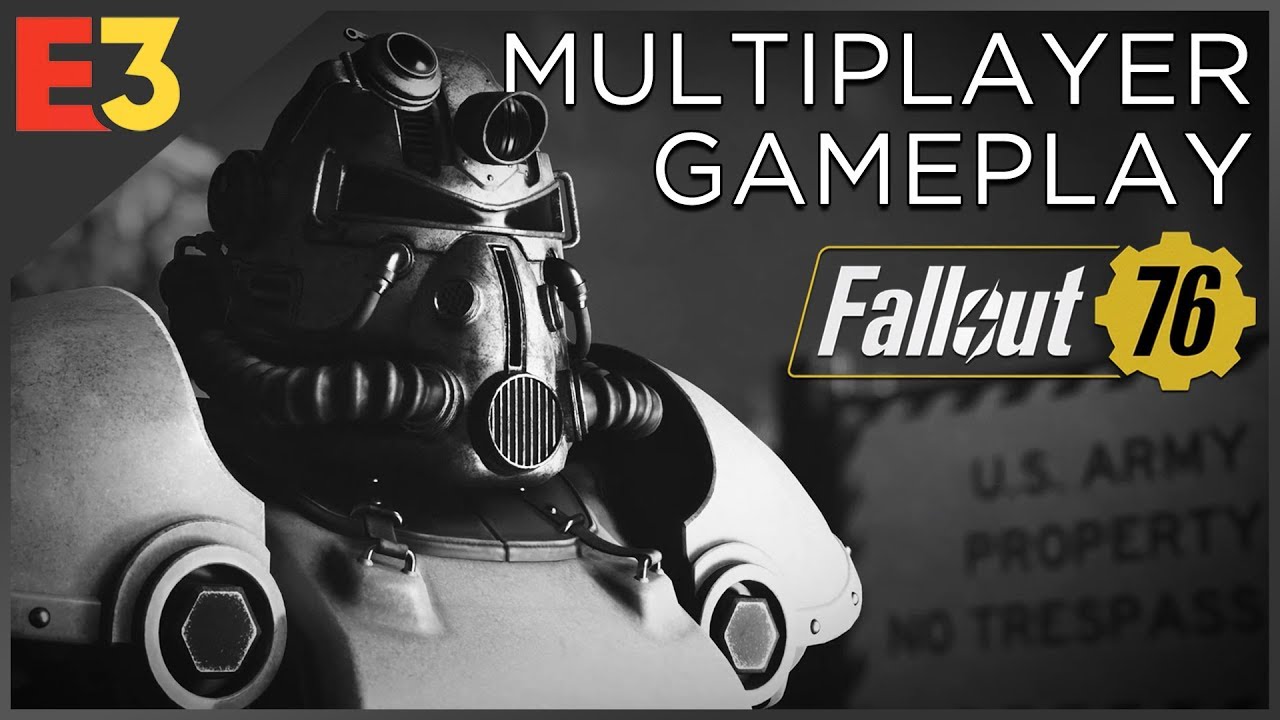 FALLOUT 76 Gameplay at Bethesda's E3 2018 Press Conference, Featuring Todd Howard
