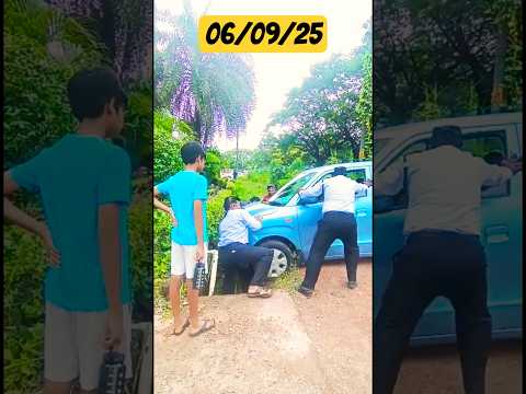 കാർ പാർക്ക് ചെയ്ത ചേച്ചിക്ക് സംഭവിച്ചത് car parking mistake lady #car #parking #funny #shorts