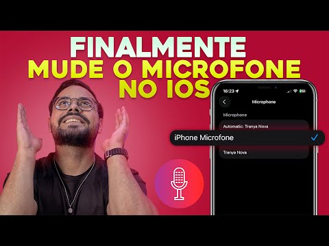 FINALMENTE! - Recurso NOVO no IOS 26 -  Permite MUDAR MICROFONE