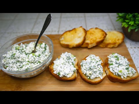 Diese schnelle  Sandwiches werden in 1 Minute vom Tisch verschwinden! Leckere Vorspeise in 10 min