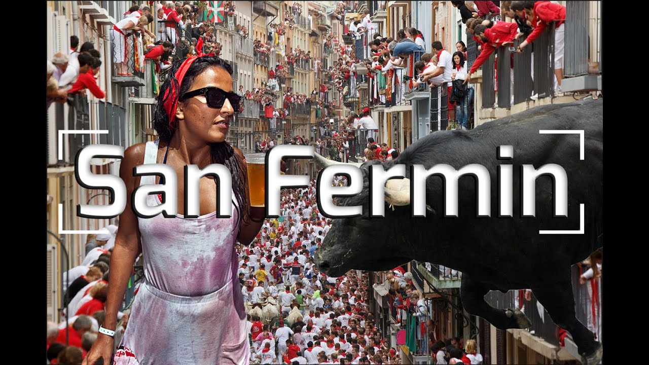 RUNNING OF THE BULLS PAMPLONA SPAIN