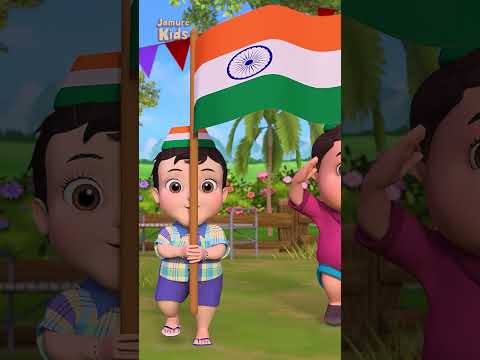 Tiranga | 15 August Independence Day song for Kids I Hindi Nursery Rhymes Cartoon | Jamure Kids