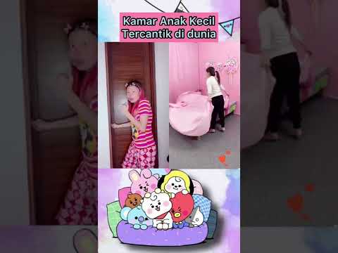 Ubah Kamar Tidur jadi Kolam renang mini #shorts Nasya kaila Nazifah