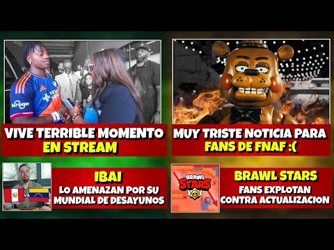 SPEED VIVE TERRIBLE MOMENTO EN STREAM | TRISTE NOTICIA PARA FANS DE FNAF :( | IBAI AMENAZADO