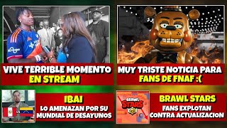 SPEED VIVE TERRIBLE MOMENTO EN STREAM | TRISTE NOTICIA PARA FANS DE FNAF :( | IBAI AMENAZADO