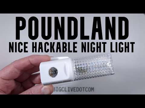 Poundland night light is very hackable
