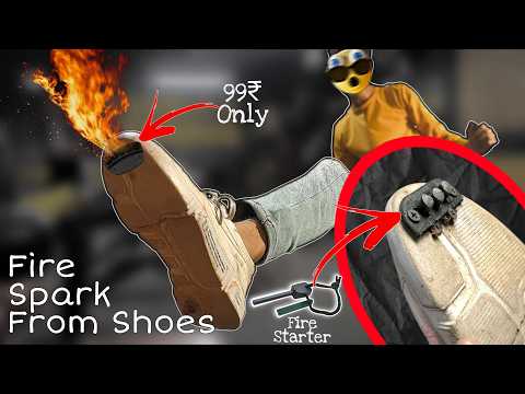 How To Make Fire Spark Shoes! | Making Fire Spark Gadget At Home ( DIY ) Real Life Ghost Rider