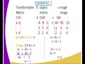 Matrices and Transformations Concepts