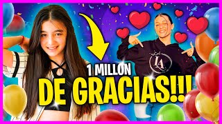 ASÍ CELEBRÉ QUE LLEGAMOS AL MILLÓN! EL VIDEO QUE SIEMPRE SOÑÉ