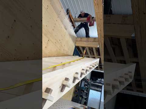 Grabbed the @festool-canada TPC 18, level, 10โscrews, a winch, an idea and installed the stairs