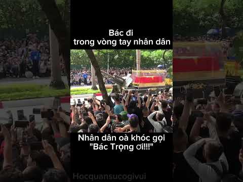 Bác đi lần cuối trong vòng tay nhân dân#shorts