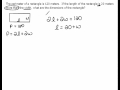 Rectangle Geometry and Systems of Equations