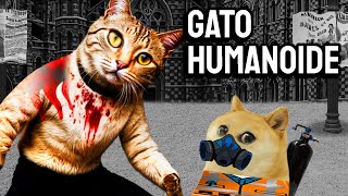 EL GATO HUMANOIDE, MADRE con DERECHO CON LOS GATOS - Hilos con cheems