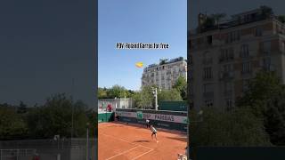 Sold out Roland Garros tickets don’t affect bro 🎾🫡