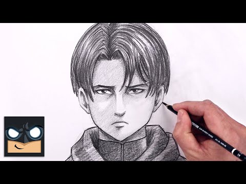 How To Draw Anime - Levi Ackerman - Attack On Titan Sketch Tutorial