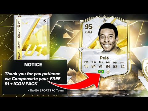 I Opened 10 x 91+ Icon Compensation Packs in FC 25!!