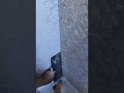 Как легко и быстро отрезать обои в углу