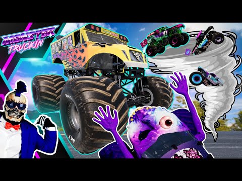 Monster Jam INSANE Racing, Freestyle and High Speed Jumps #87 | BeamNG Drive | Grave Digger