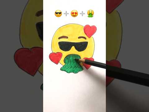 😎+🥰+🤮 #emojimix #art #satisfying #trending
