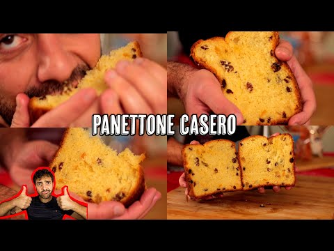 Panettone Casero - Pan Dulce Navideño Italiano - Como hacer Panetone - Receta de postre para Navidad