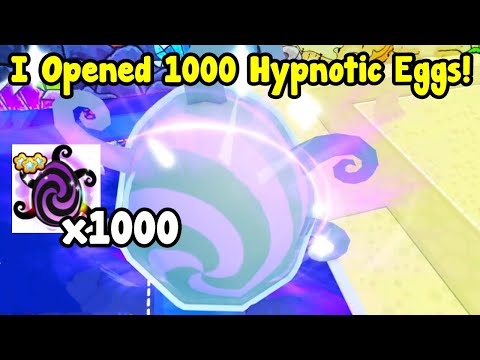 I Hatched 1000 Hypnotic Egg For Gargantuan Hypnotic Kitsune In Pet Simulator 99!