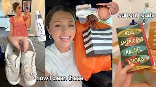 VLOG: EASILY clean white sneakers, Hair thickener that WORKS! + Ulta travel toiletry haul