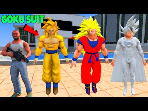 Stealing Every GOKU SUIT in INDIAN BIKES DRIVING 3D