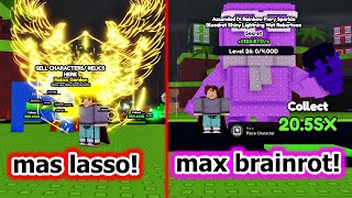 I got max lasso and brainrot! Roblox Catch and Feed a Brainrot!
