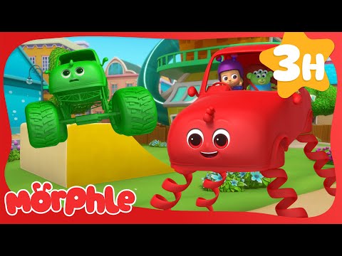 Orphle Monster Trucks | 🔴 Morphle VS Orphle 🟢 | Fun Kids Cartoon