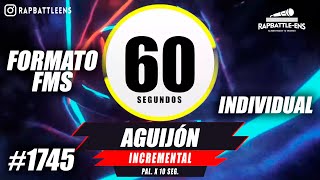 🎤 Formato FMS Individual 🔥 Base de Rap Para Improvisar Con Palabras | ENTRENAMIENTO FMS #1745
