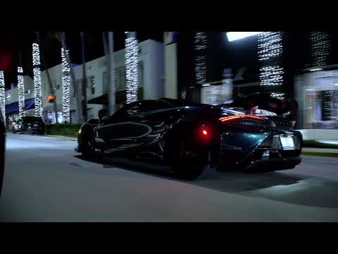 Mclaren 765LT Night Drive (Miami Miles) 4K