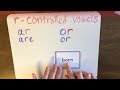 R-Controlled Vowels: AR and OR