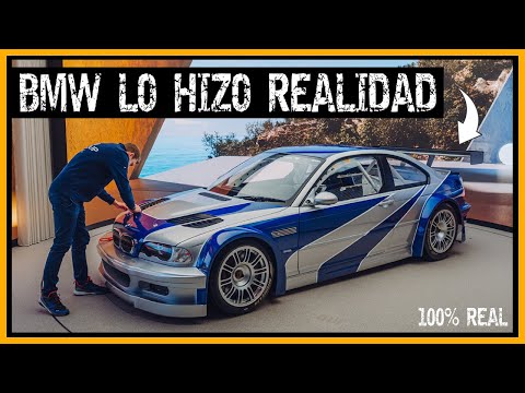 BMW HIZO REALIDAD NUESTROS SUEÑOS! - Esta es la Replica Original del E46 M3 GTR de Need for Speed ⚪🔵